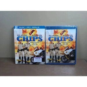 CHIPs (Blu-ray, 2017) - New Sealed With Sleeve